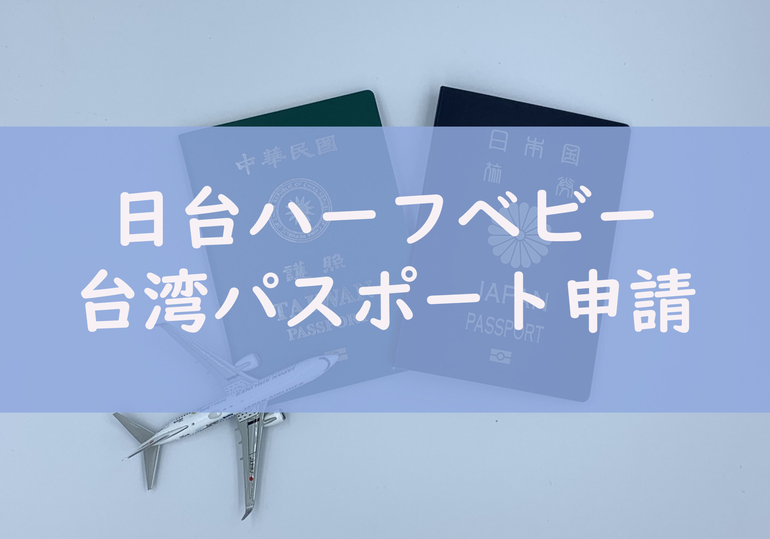 日台ハーフベビーの台湾パスポート申請方法 ヤンヤンリー